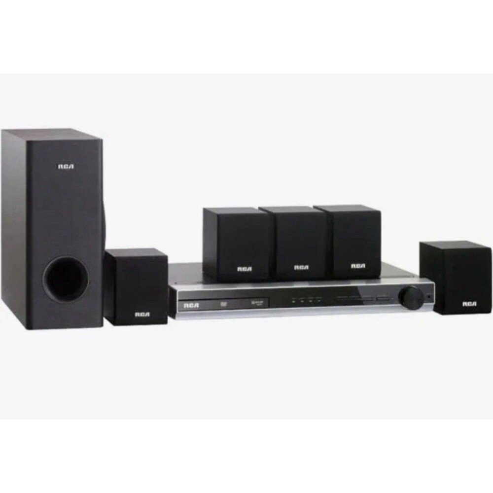 RCA DVD Home Theater System, Black, RTD3133H, w/ Subwoofer, 5 Speakers